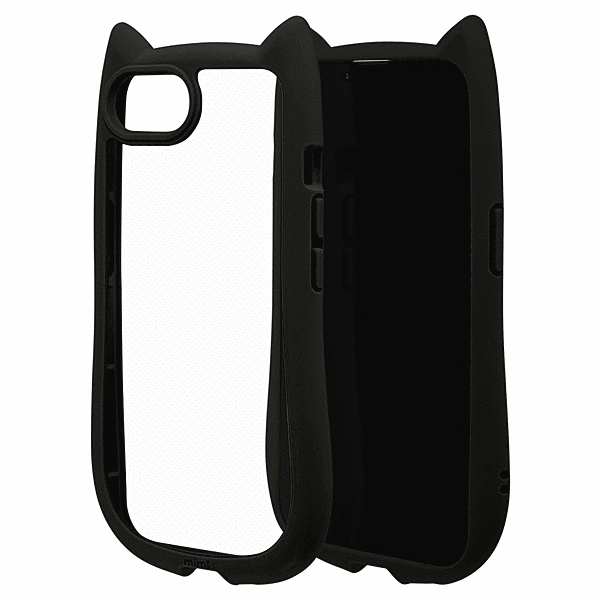 mimi 猫耳ケース TPU/PC ブラック