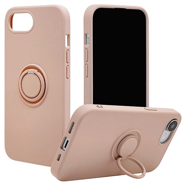 TPUリングケース スモーキーピンク