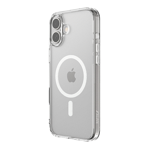 マグネット搭載PC/TPU ハイブリッドケース/クリア