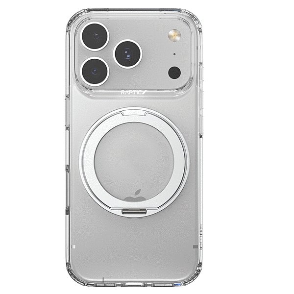 MagSafe対応スタンド付き耐衝撃ケース/クリア