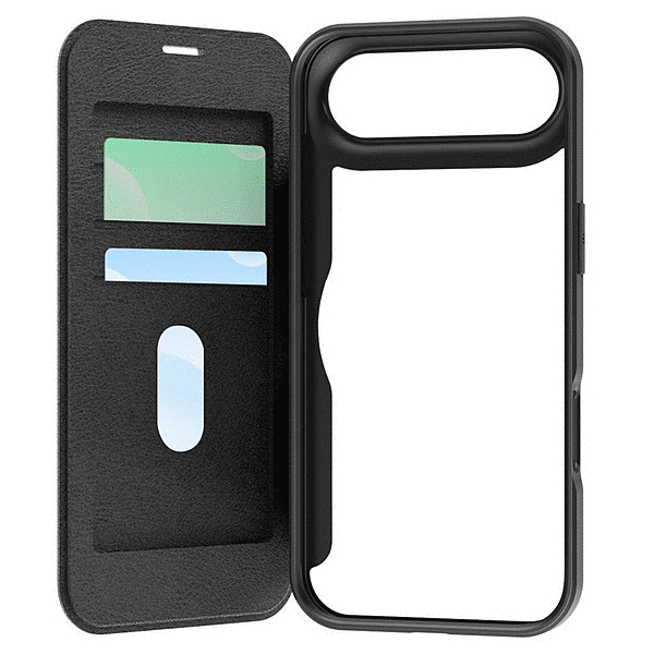 MagSafe対応手帳型ケース/ブラック