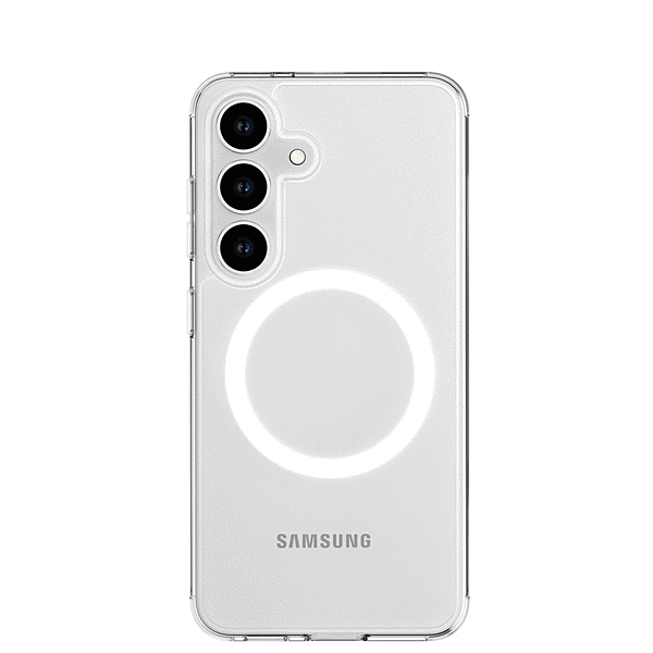 マグネット搭載ハイブリッドケース/クリア