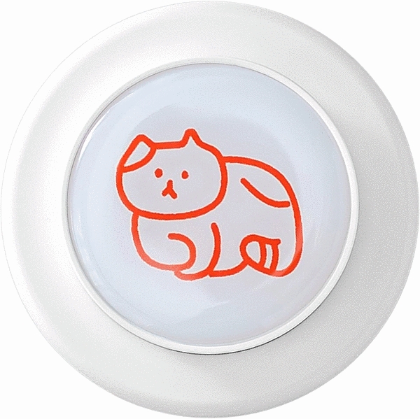 Magsafe対応スマホグリップ サークル/ねこ