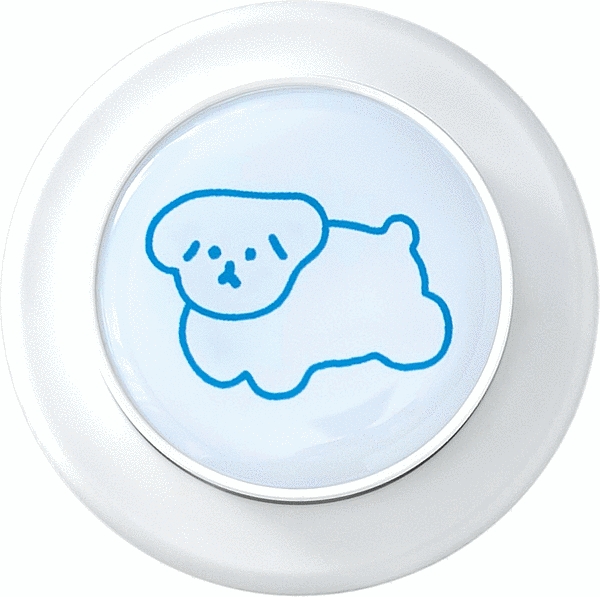 Magsafe対応スマホグリップ サークル/いぬ