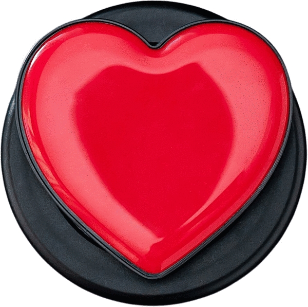 Magsafe対応スマホグリップ ハート/レッド